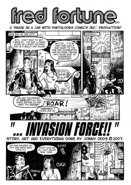Fred Fortune: Invasion Force #1 Preview