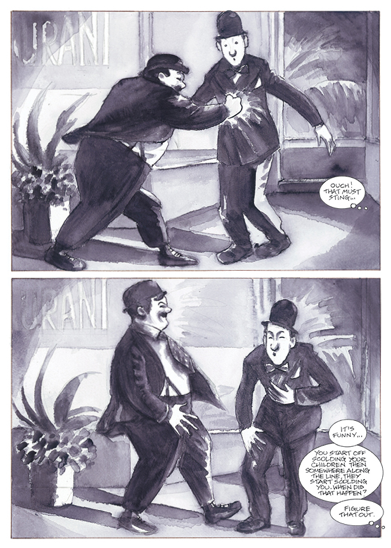 Oscar Zarate's The Park - Laurel & Hardy