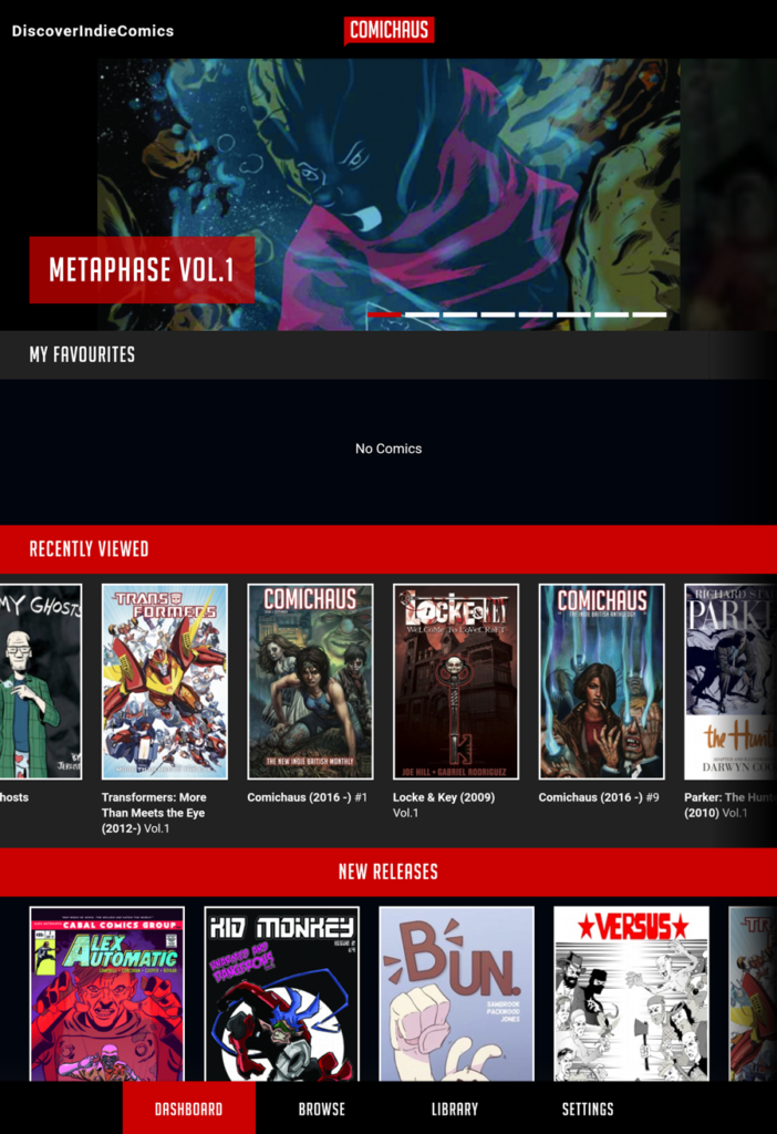 Comichaus app