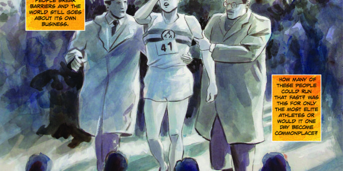Sir Roger Bannister Set to Run a Comic Book Mile
