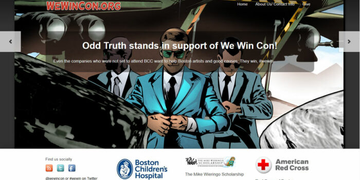 WeWinCon.org Helps Artists Affected by Boston Marathon Bombings