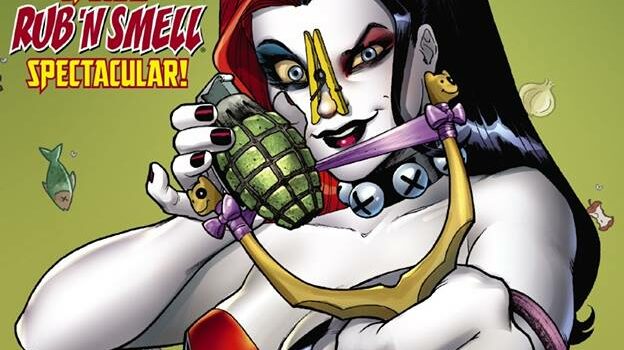 “Rub-and-smell” Harley Quinn Annual #1 Receives Digital DC2 Counterpart